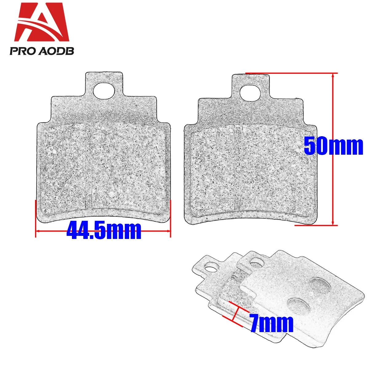 Model Accessories For SYM RV 250 SYM Joymax 250i 300i Motocross Front or Rear Brake Pads Sets SYM GTS 300 250i 300i 2006-2015 - view 3