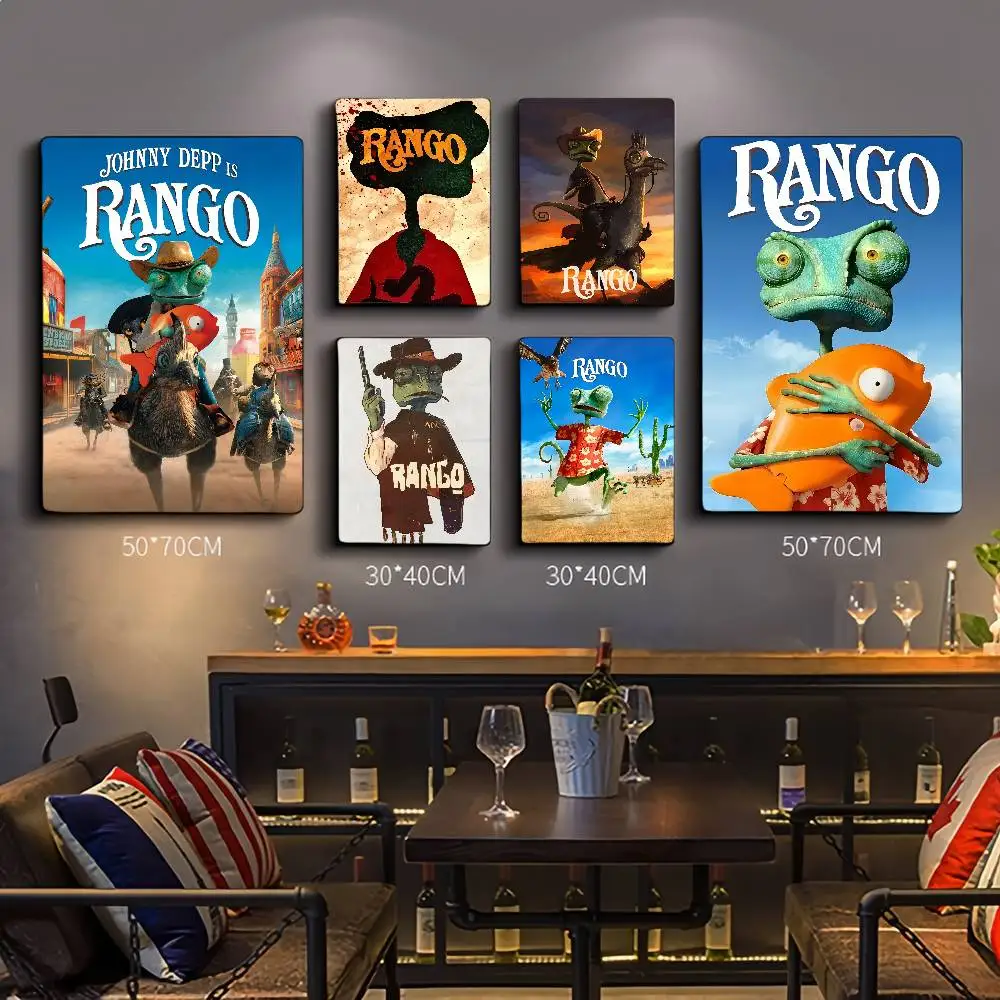 1 قطعة فيلم رانجو ورق أبيض ملصق مقاوم للماء ورقة ملصق مقهى بار الجمالية الفن طلاء جدران