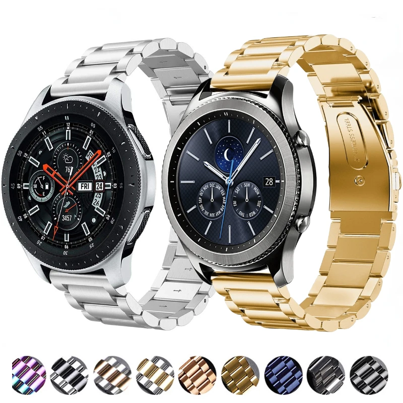 

22mm 20mm metal strap for Samsung Galaxy watch 3 4 5 Amazfit GTR 2e 3 4 Stainless steel bracelet band for Huawei watch GT2 3 Pro