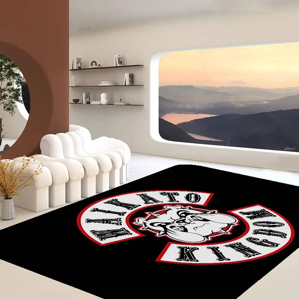 M-Mongrel Mob Floor Mat INS Style Soft Bedroom Floor House Laundry Room Mat Anti-skid Household Carpets