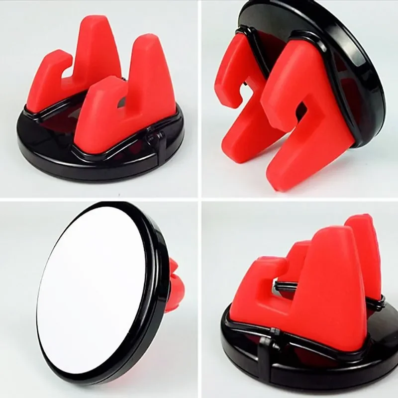 Mini 360 Rotatation Car Phone Holder Stand Anti-Slip Mobile Phone Car Mount Dashboard Bracket Univeral Desktop Mobile Holders image 5