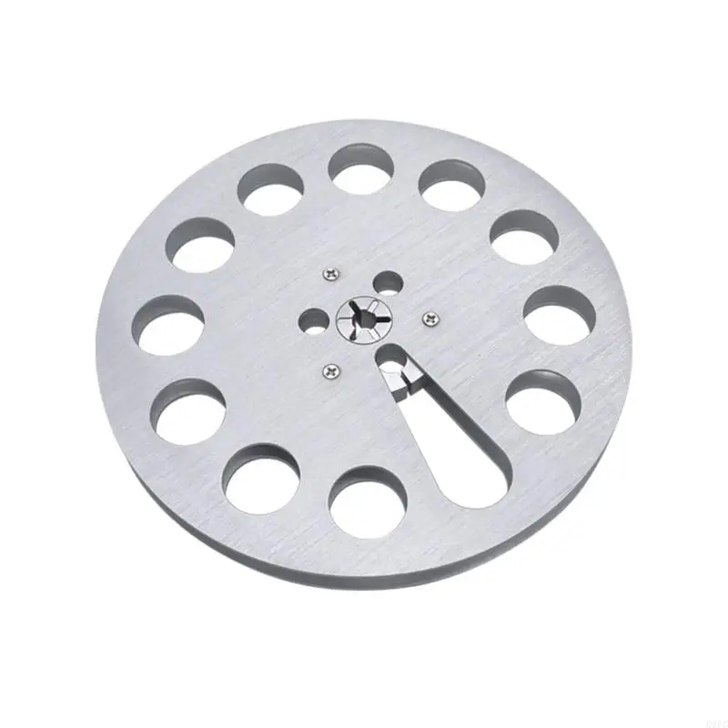 K9FC Premium 7 polegadas fita magnética rolo -Matte Spool vazio alumínio com 12 orifícios