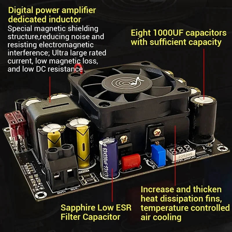 500W PW500 Booster Board Module 12V 24V Up 24V-50V Adjustable Multifunction Convenient Module With Voltage Display Durable