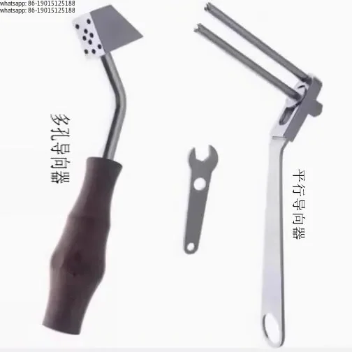 Multi functional orthopedic guiding instruments with parallel positioning and porous adaptability for various surgical scenarios