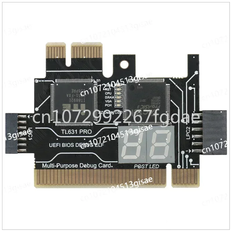 Imagem -02 - Analisador de Diagnóstico Universal Laptop Motherboard Tester Depurar Cartões Laptop pc Pci Pci-e Mini Pci-e Lpc Tl631 Pro