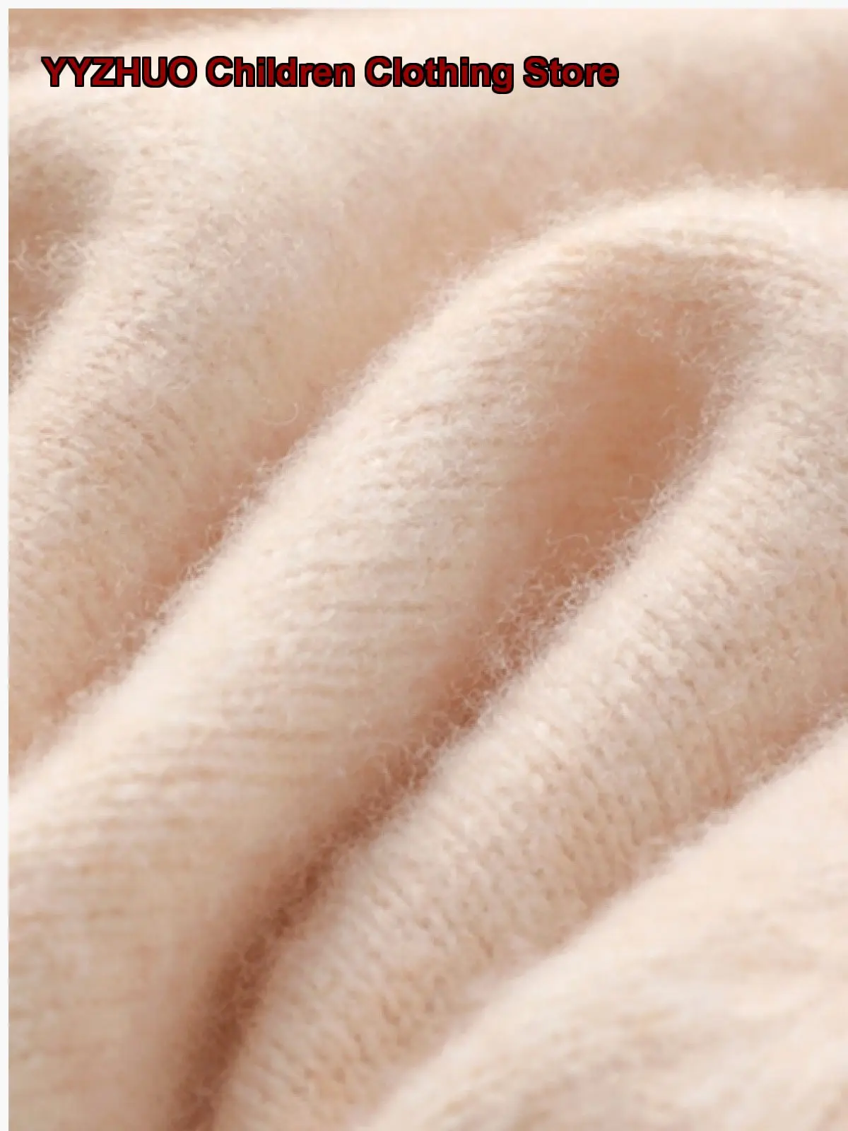 Kids Half High Neck Knit Top Baby Round Neck Knit Cashmere Sweater Boys Girls Older Kids