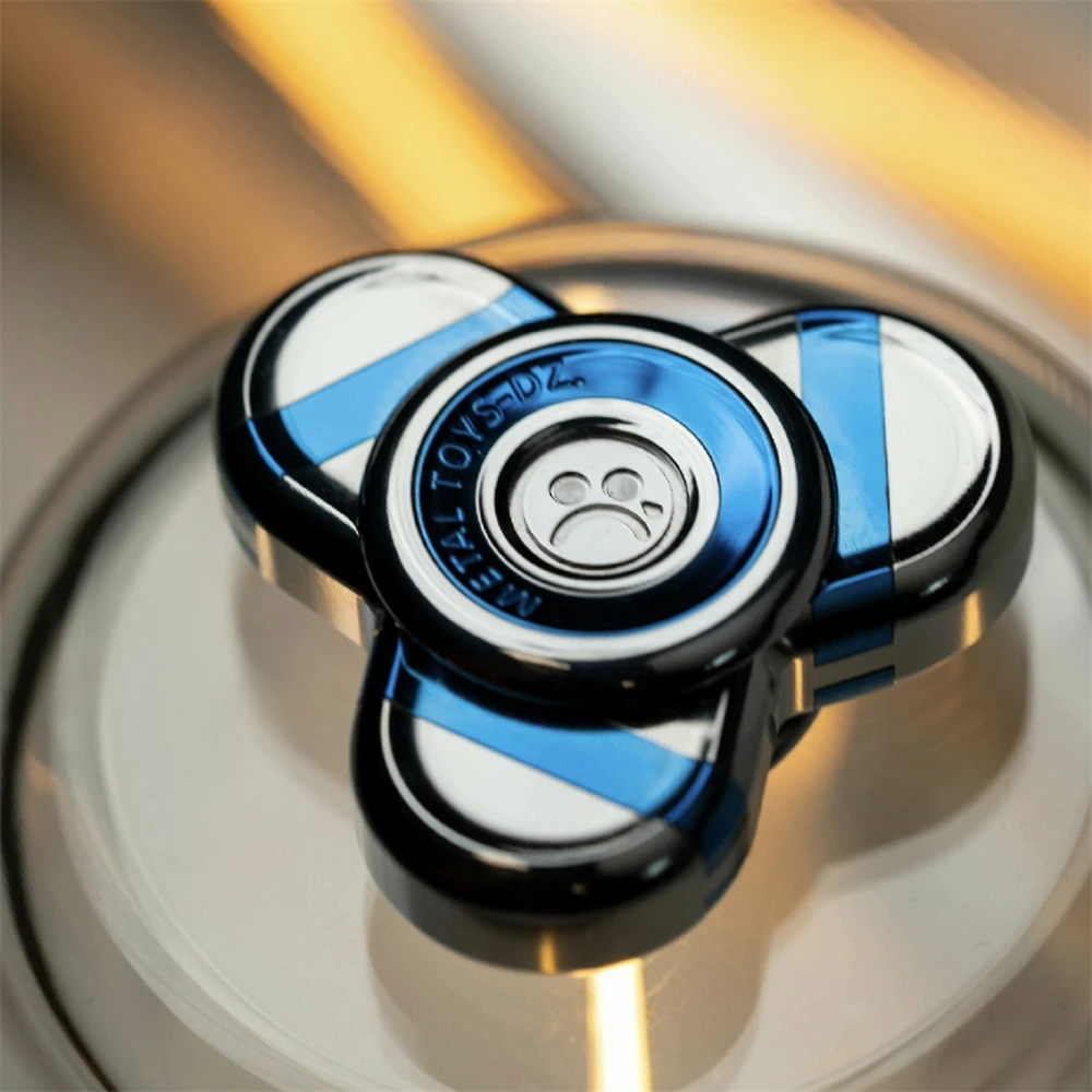 DZ Shamrock Origineel Ontwerp Titanium Legering EDC Fidget Spinner Anti Stress Speelgoed ADHD Angst Relief Zintuiglijke Focus Fidgeting Speelgoed