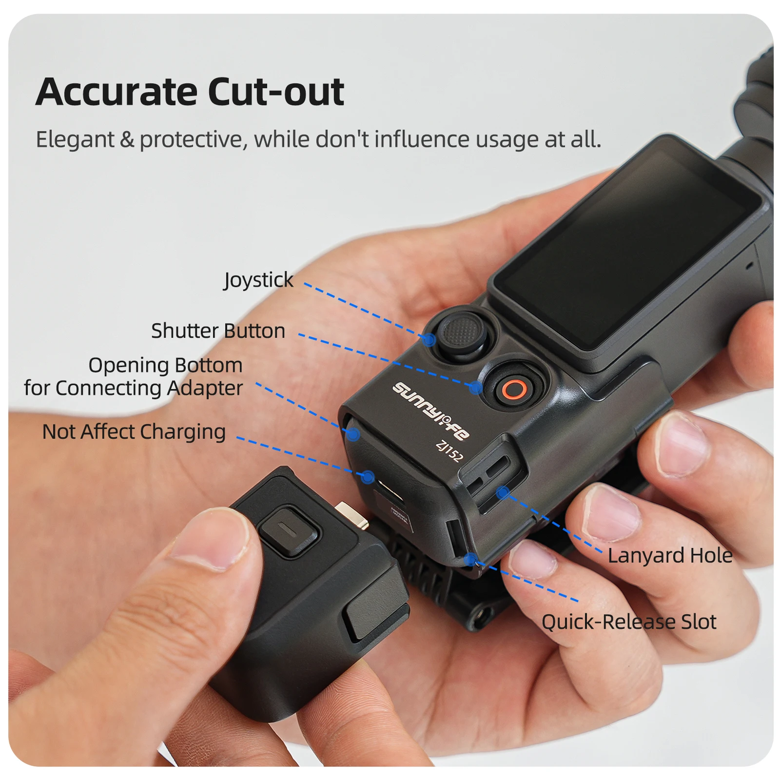 Magnetische Halterung für DJI OSMO POCKET 4, Clip-Halterung für Fahrrad/Vlog/Tisch-Aufnahmen, Zubehör für DJI Pocket 4 Kamera ﻿ – Detail 13