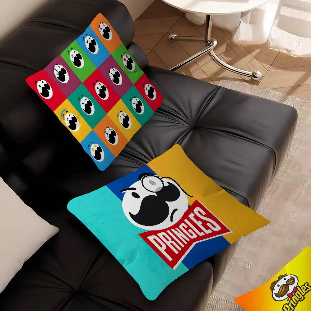 Fashion P-Pringles L-LLC Personalized picture text home decorative pillows Household Gifts 45x45cm