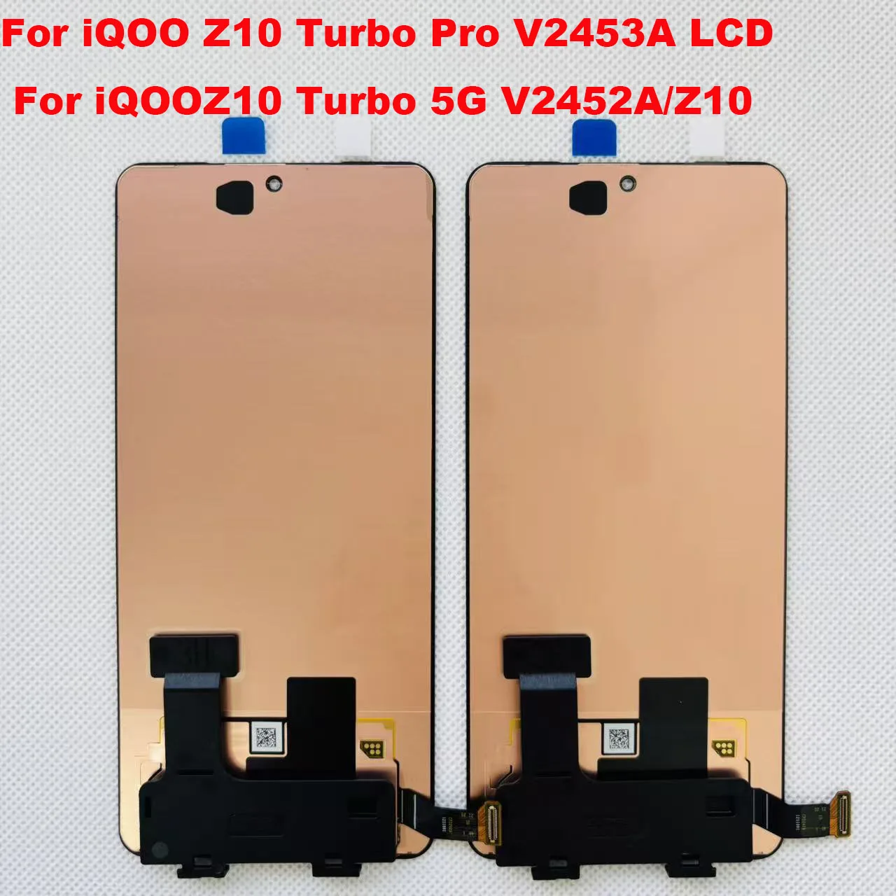6.78 "AMOLED Originele Voor Vivo iQOO Z10 Turbo LCD V2452A Display Touch Screen Digitizer Vergadering Voor iQOO Z10 Turbo pro V2453A