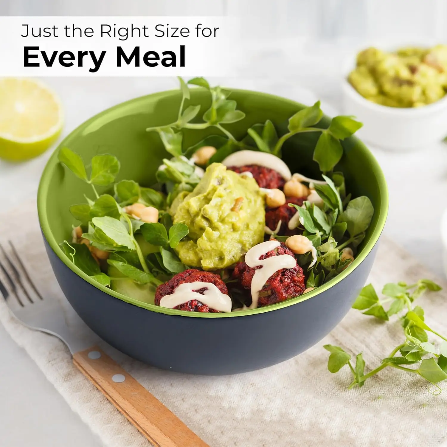 خدمة مكونة من 6 أطباق/مجموعة أواني طعام من الخزف الحجري - بما في ذلك الأطباق والأوعية والأكواب - آمنة للاستخدام في الميكروويف وغسالة الأطباق - Le PaPill