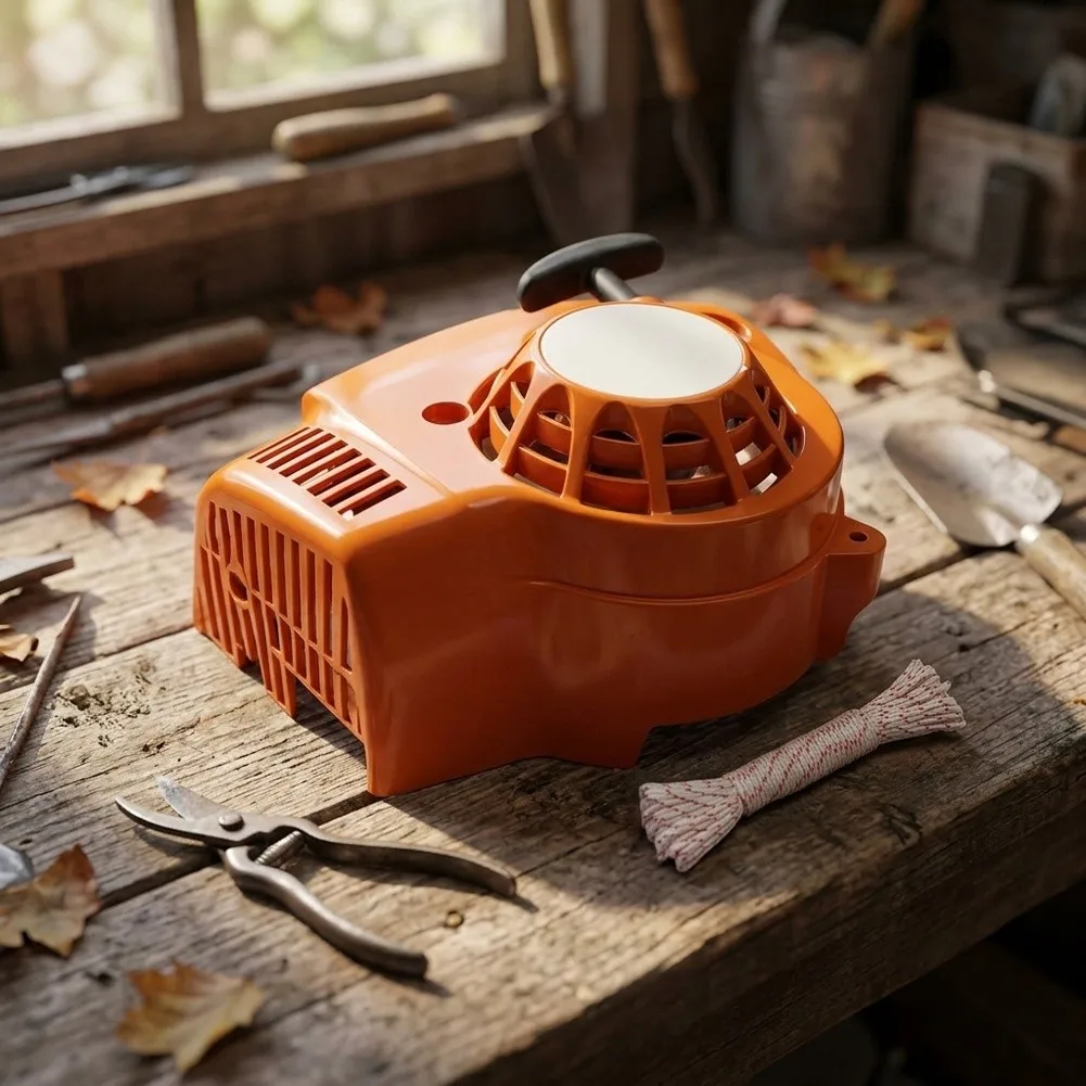 Starter Assembly Leaf Blower Starter For Outdoor Maintenance Wear-resistant Material Shockproof Construction ABS Plastic Body