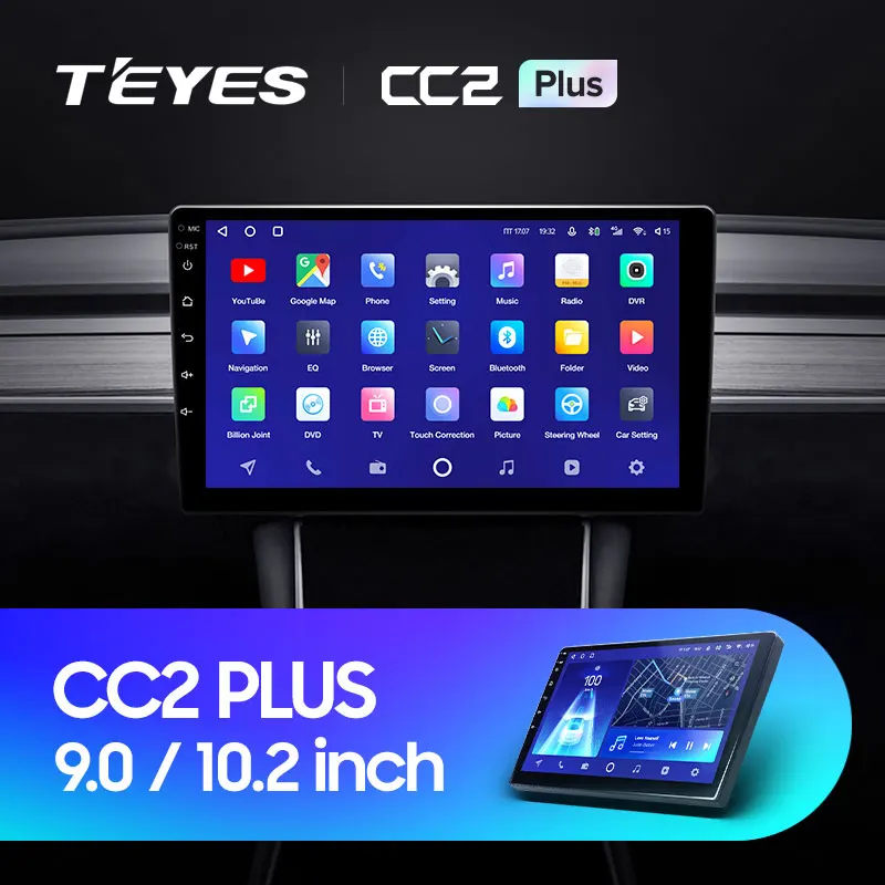 TEYES CC2 Plus For Toyota Volkswagen Hyundai Kia Renault Suzuki Honda Audi Lada Nissan Car Radio Multimedia Video Player Navigation GPS Android No 2din 2 din dvd universal device