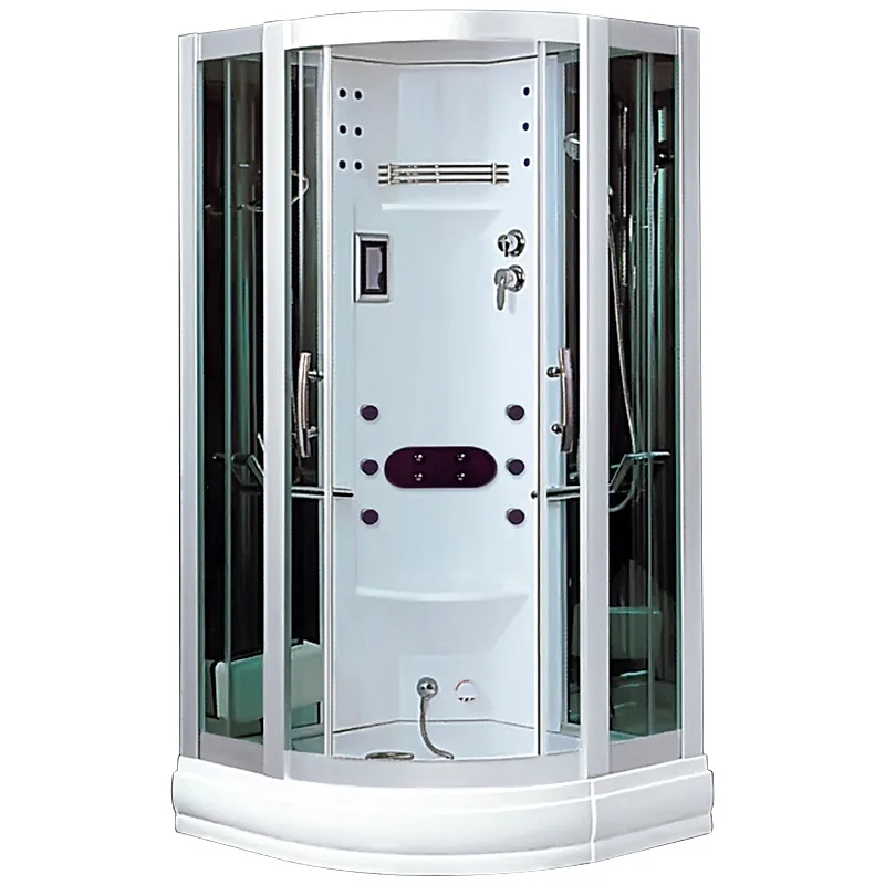 

Весь полная сборная паровая душевая кабина с внутренней угловой паровой сауной