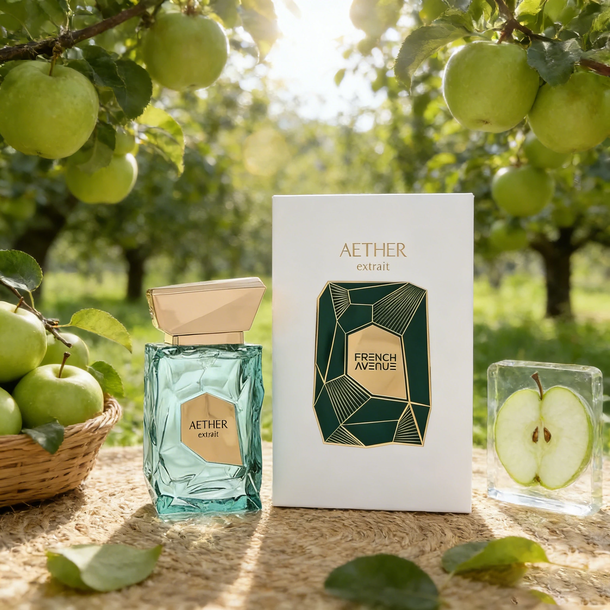 

French Avenue Aether 3.4oz fresh and soft woody fruit fragrance, long-lasting fragrance, suitable for any occasion, perfect gift