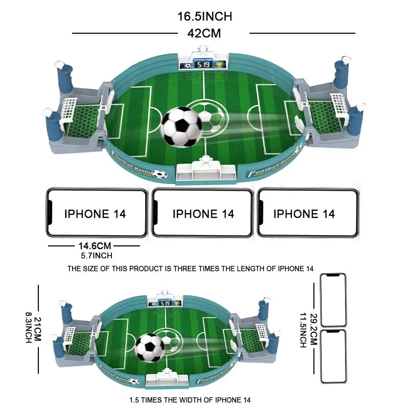 Creatieve indoor speeltijd activiteit voor kinderen puzzelvoetbaltafel set