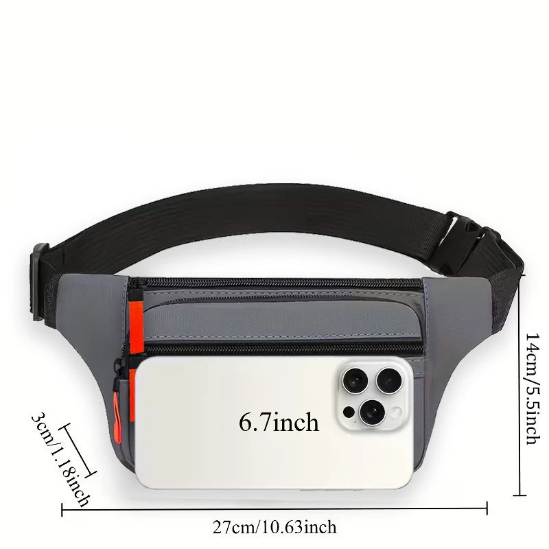 Minimalist Unisex Chest Bag, Adjustable Fanny Pack for Men & Women, Perfect for Travel, Shopping, and Outdoor Adventures