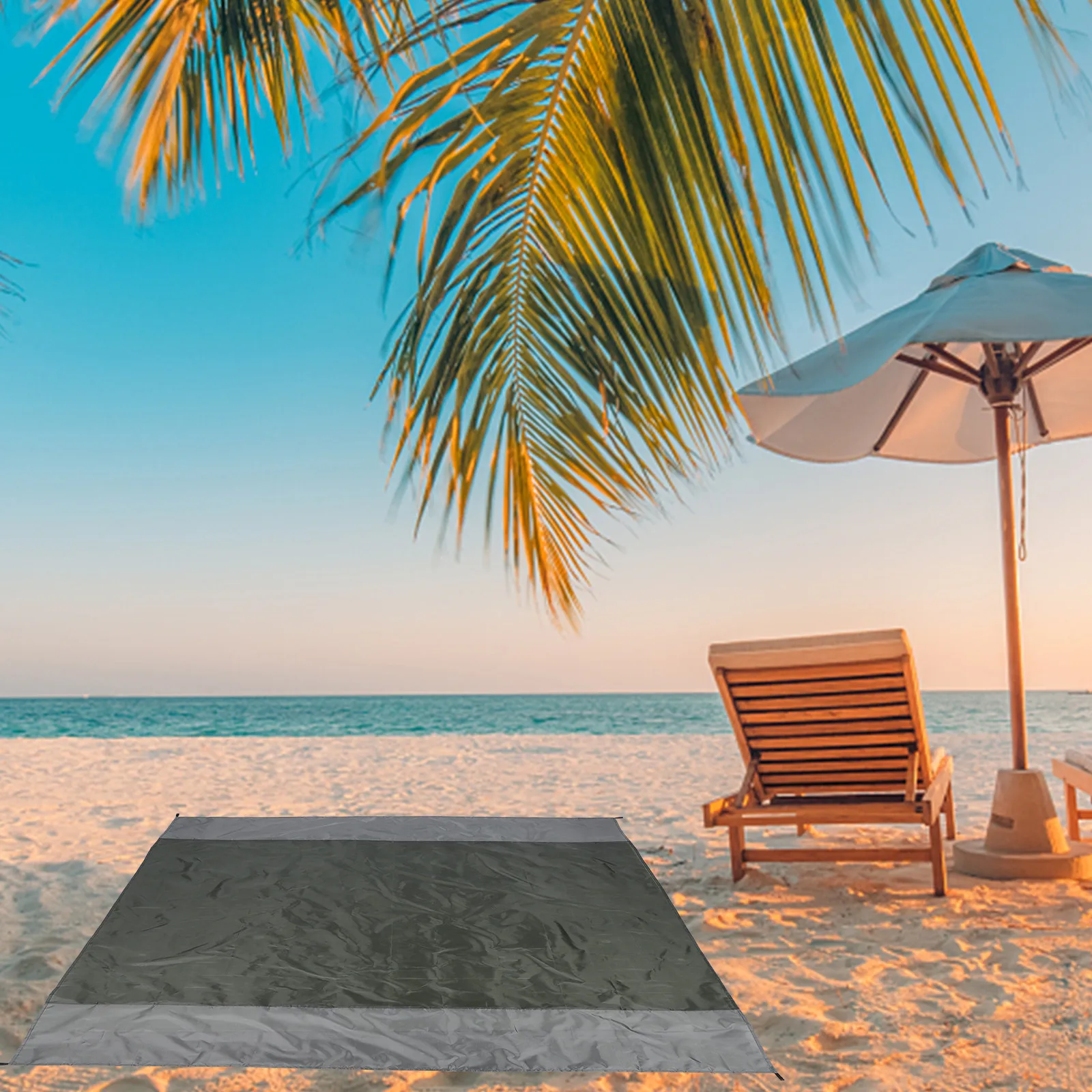 防水折りたたみ式ピクニックマット1セット、大型ビーチブランケ - Outdoor Camping Mats Large のレビューと価格
