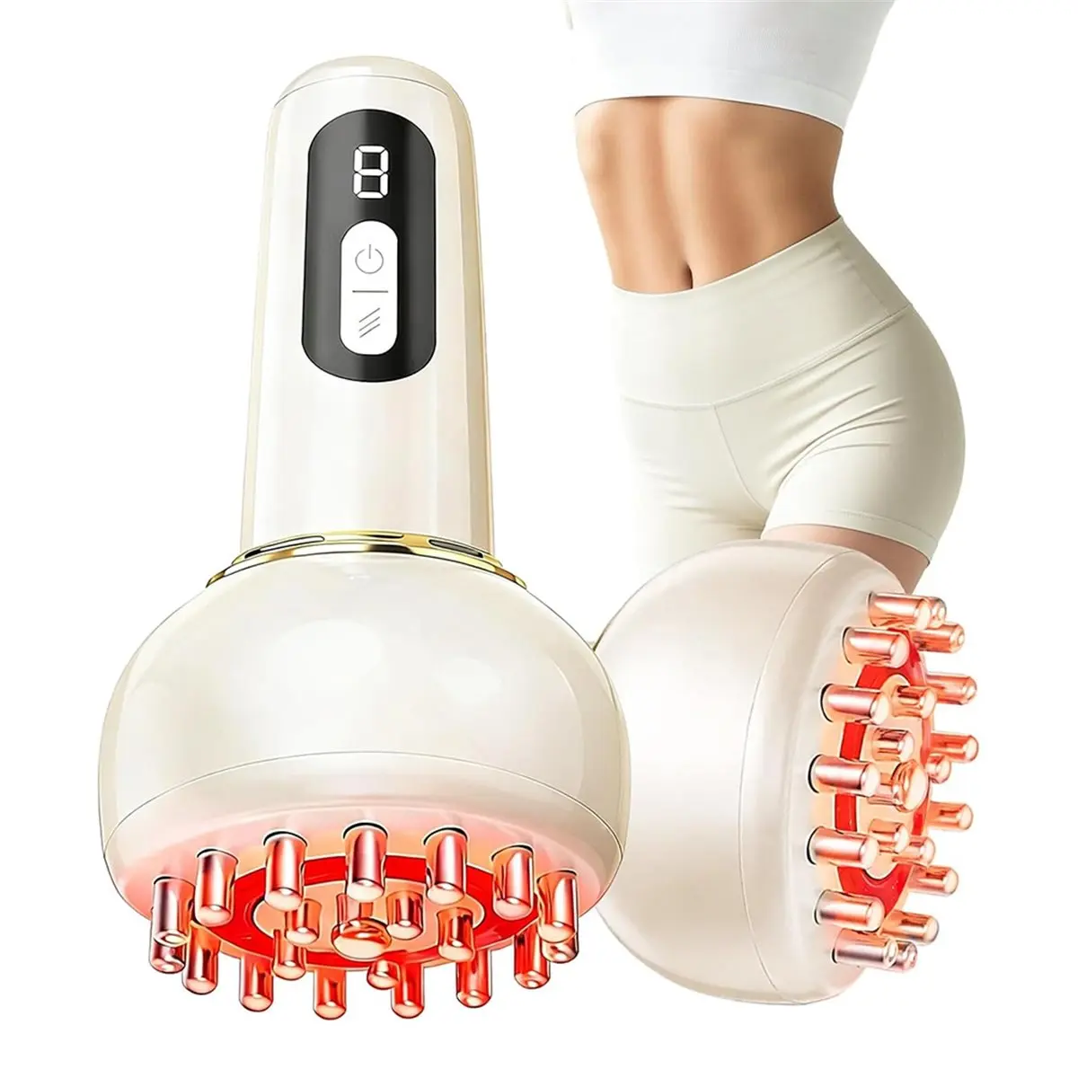 TODAY@BUY@~ Lymphatic Drainage Massager for Legs, Arms & Belly - Anti Cellulite & Stretch Reduction for Legs