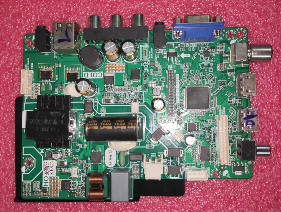 TP.SK105A.PB818 Trzy w jednym uniwersalna płyta główna do telewizora podwójny interfejs HD HDMI 30-87V napięcie 480ma 25w