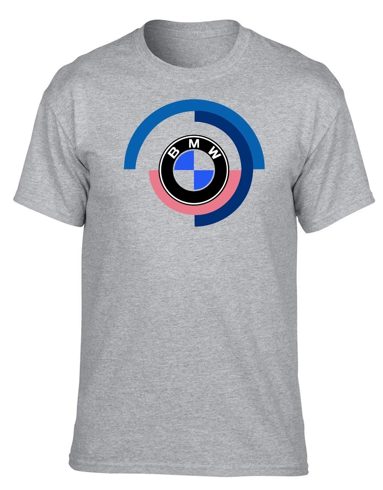 

BMWlogo Pattern Summer Sports and Leisure Printed T-shirt High Quality Pure Cotton Men's and Women's Same Short-sleeved Top