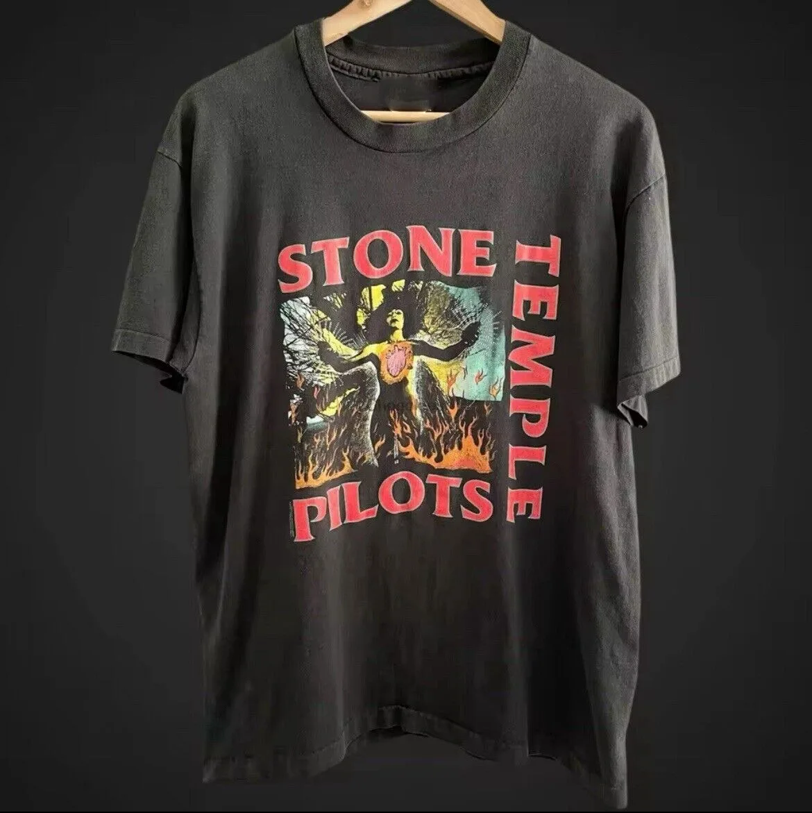 

1992 Stone Temple Pilots T Shirt Black Size S-5XL TOUR TEE T SHIRT UR169 Funny Shirt New In Tops And T-Shirts Mens Designer