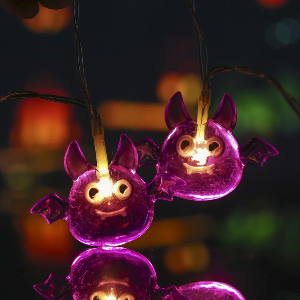 

1 Halloween String Lights 2m 10 LED Bulbs Decorative Light for Party Garden Horror Theme Bar Halloween lights decor