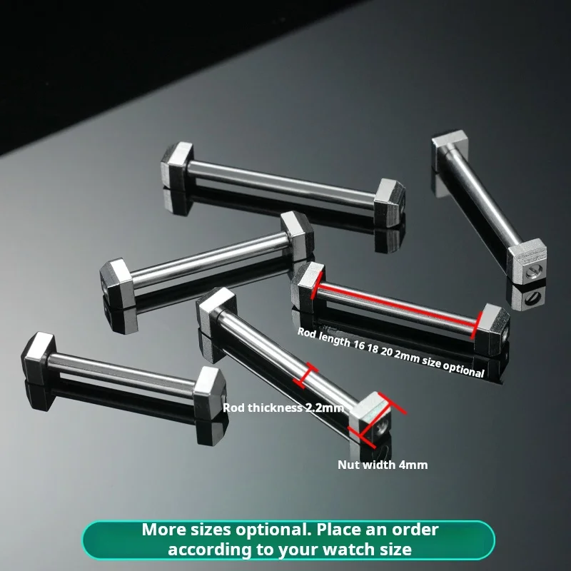 16 مللي متر 18 مللي متر 20 مللي متر 22 مللي متر ساعة ربط رمح ل كارتييه باشا المعادن ربط الأذن قضيب ثابت الفولاذ المقاوم للصدأ قضيب ربط ساعة حزام اكسسوارات