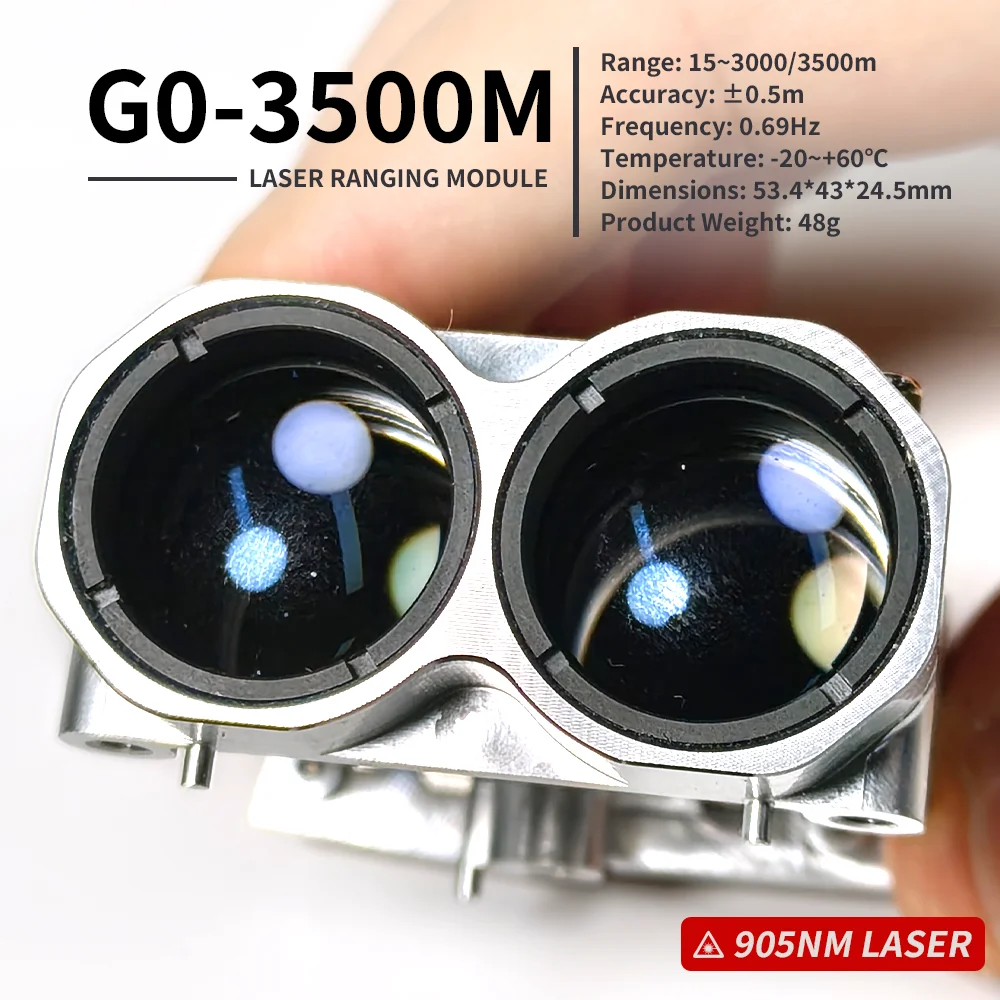 3.5km Laser Rangefinder Module Long Range Laser Distance Sensor For NATO Target