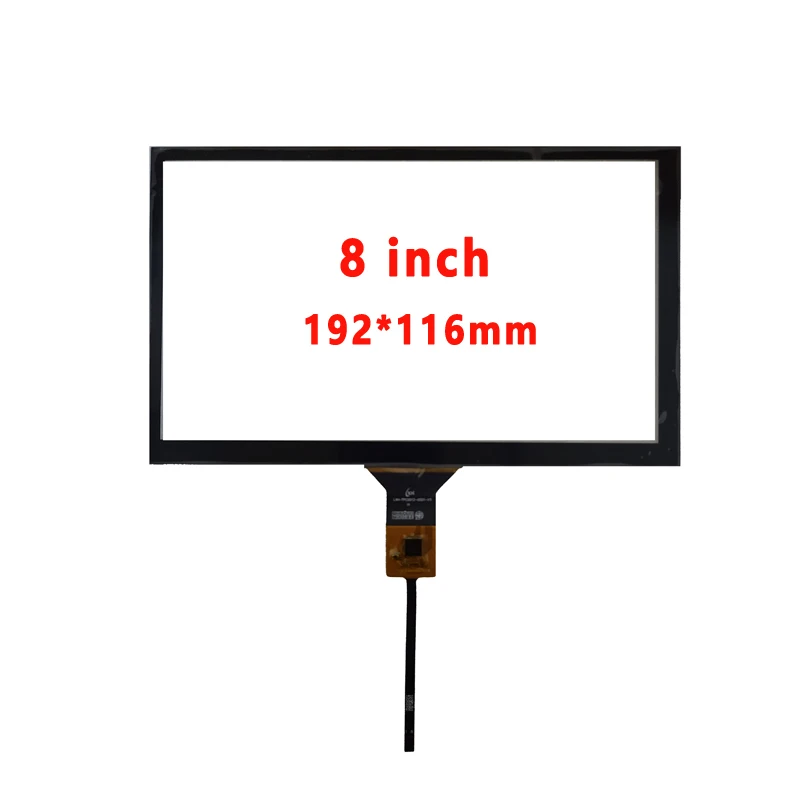 

8 inch Pin Car GPS Capacitive touch screen panle GT911 6Pin 192*116 mm Industrial Equipment PC Car Capacitive Touch Screen