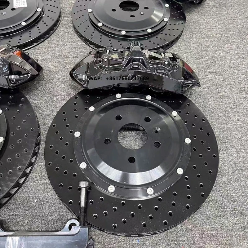 

GT6 GT4 Electronic 1 Piston Big Brake Caliper Kit with High Discs and Brake Pards Tuning System Fit for Q3 Q5