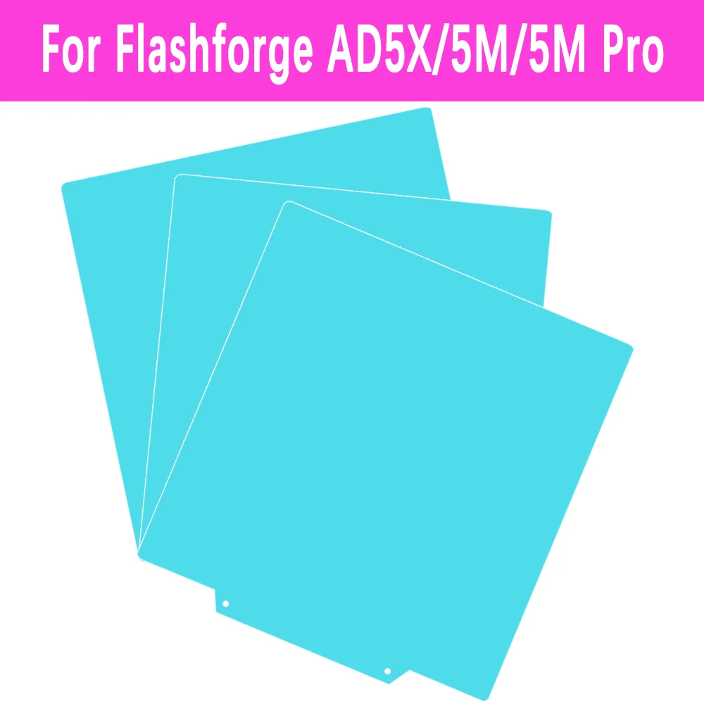 

Двусторонняя охлаждающая пластина Glacier Cool Plate для Flashforge Adventurer 5X/5M PRO, охлаждающая подложка для холодной печати, стальная пластина для AD5X AD5M