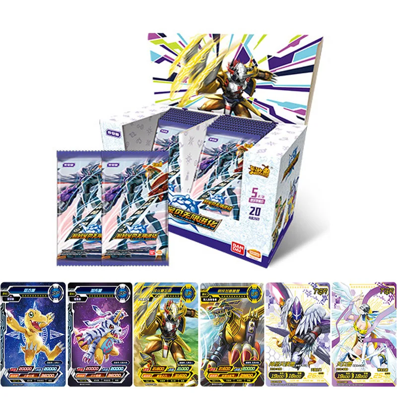 New Japanese Anime Digimon Adventure Collection Cards Hot Figures HR SSR LGR Deluxe Collection Edition Board Game Children Toys