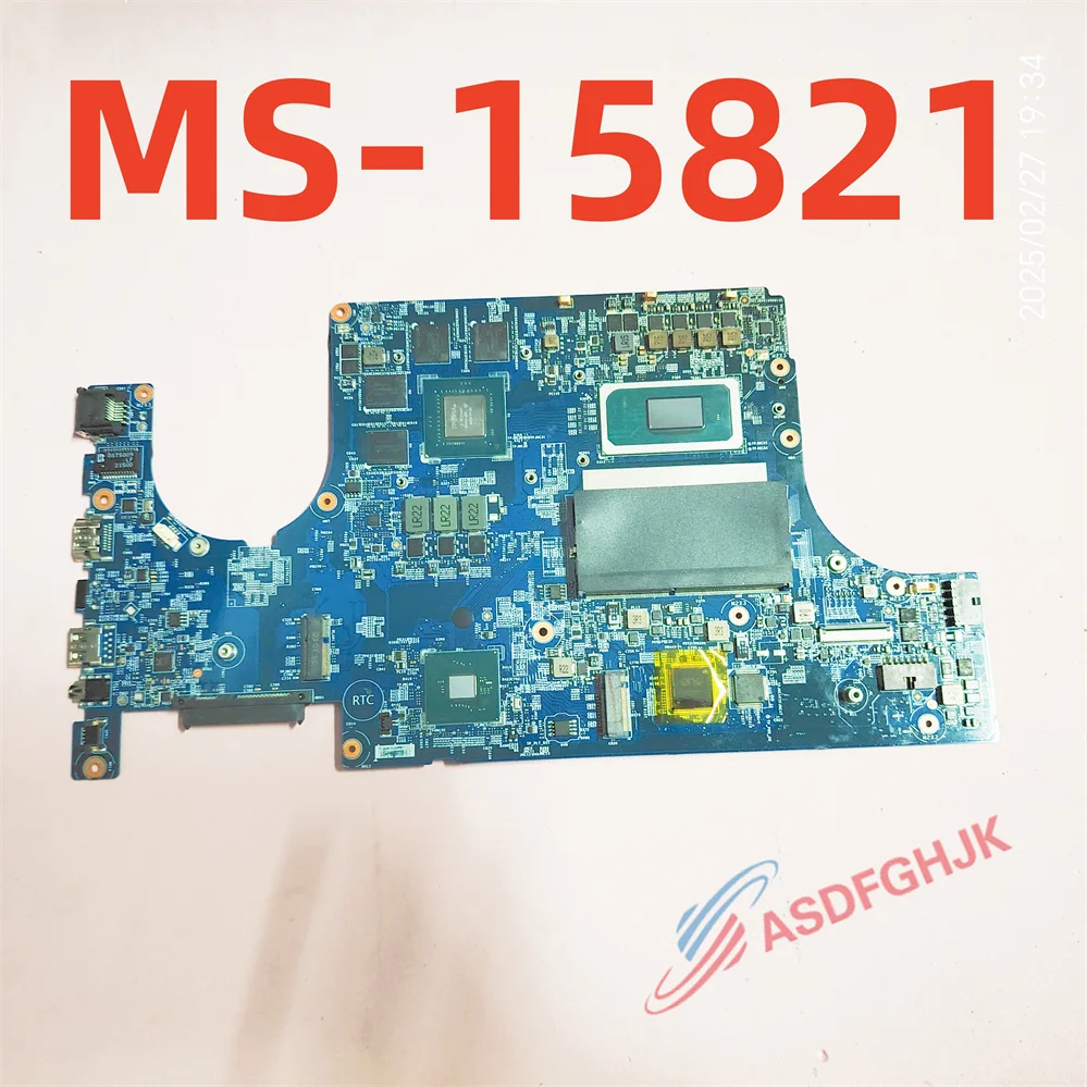 Genuine MS-15821 FOR MSI MS-17L2 GL76 GF76 Katana 11UC MS-1582 GL66 GF66 MOTHERBOARD WITH I7-11800H CPU AND RTX3050M TEST OK