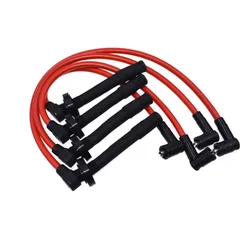 Spark Plug Ignition Wire Set For 1992-2000 Honda Civic 1993-1997 Honda Del Sol 1994-2002 L4 Honda Accord SOHC Spiral Core