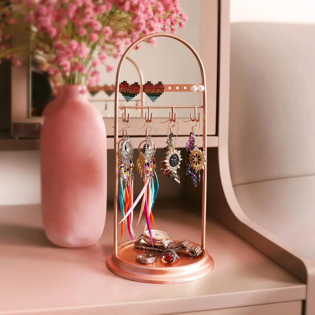 Jewelry Display Hook 11 Holes Organization Bracket Organizer for Rings Girls