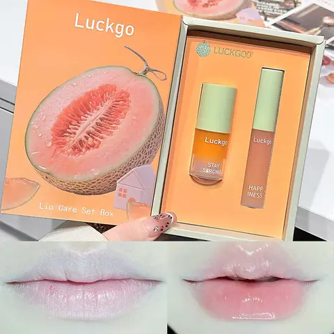 Bubble Lip Mask & Oil Set, Intensive Lip Care for Exfoliating, Softening, Deep Hydration, and Moisturizing Lip Treatment