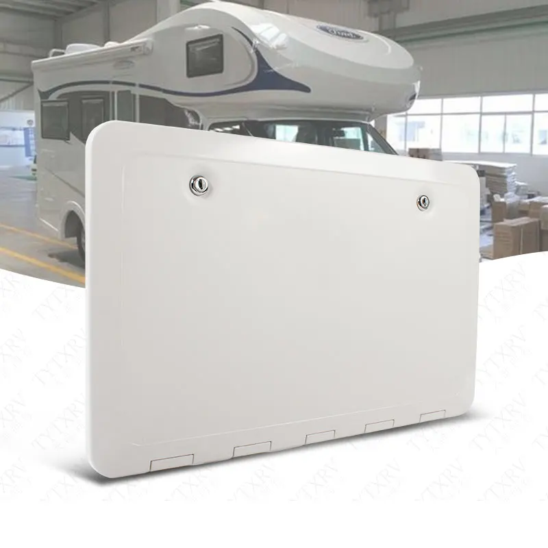 500*285mm White UV Resistance Waterproof Lockable Anti-Yellowing Caravan Camper Hatch Door RV Hatches Door Luggage Door