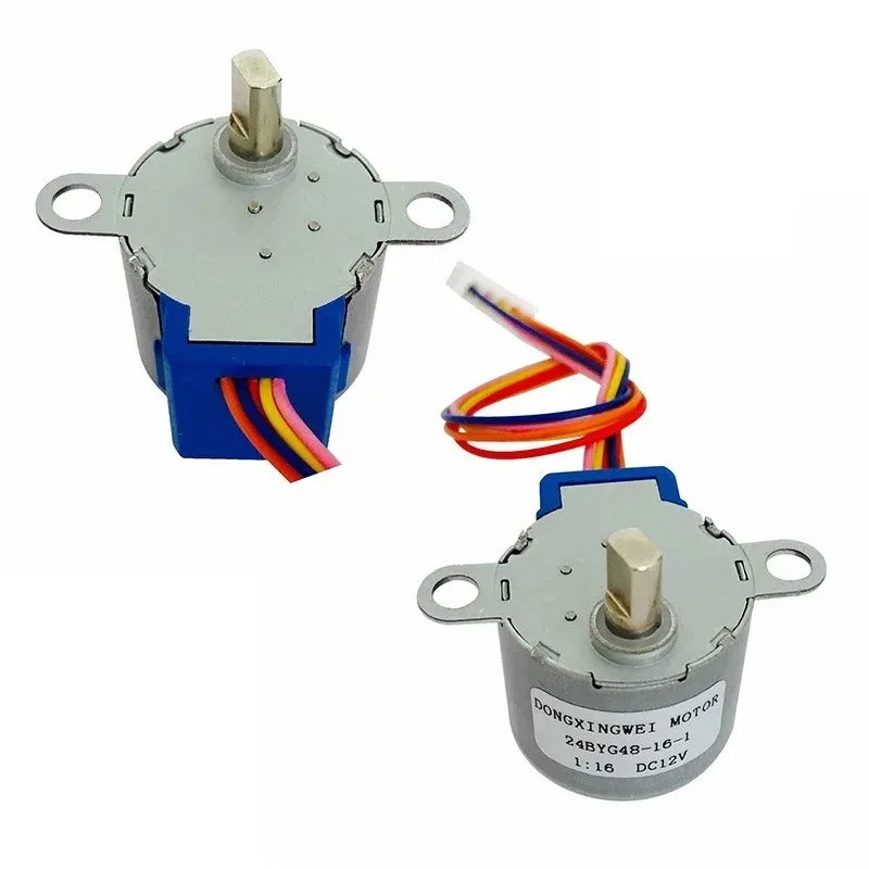 24BYG48 DC Motor  12V CNC Reducing Stepping Stepper Motor Rotational Speed Ratio 16:1