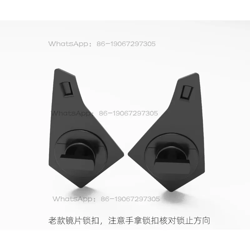 2Pcs 3D Printed Visor Lock Buckle Repair Parts For  Helmet