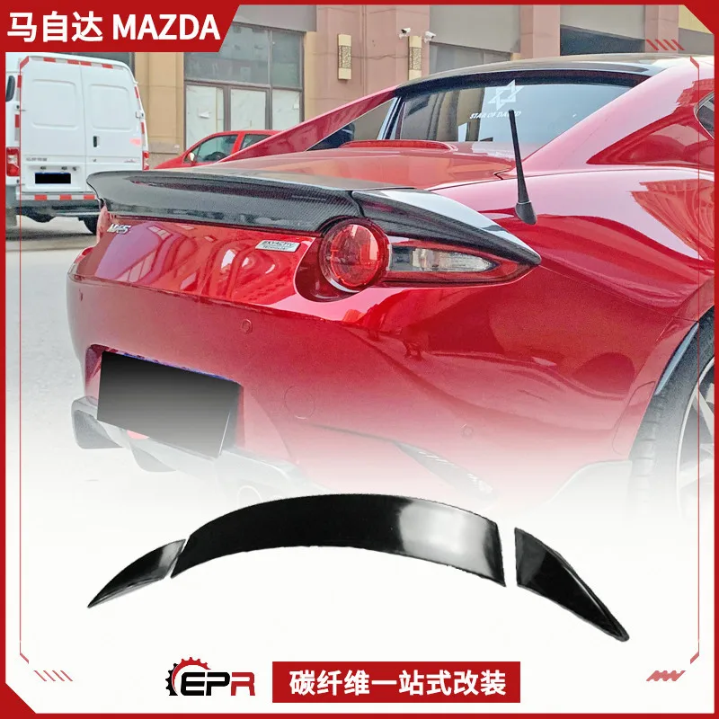 

Suitable for Miata Mazda MX5 ND Carbon Fiber Retrofit, Rear Spoiler Tail ESQ, Fixed Wind Wing