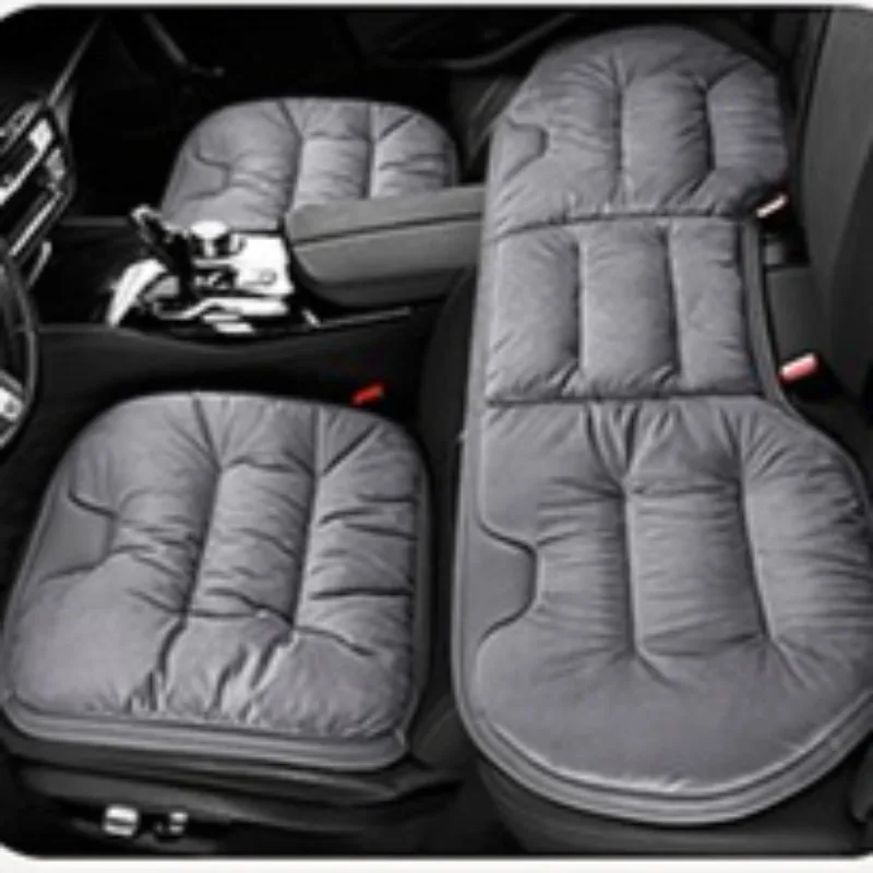 

Car leather seat cushions, soft, breathable and ventilated, all-season seat cushions, crystal velvet car seat cushions, 3 pieces