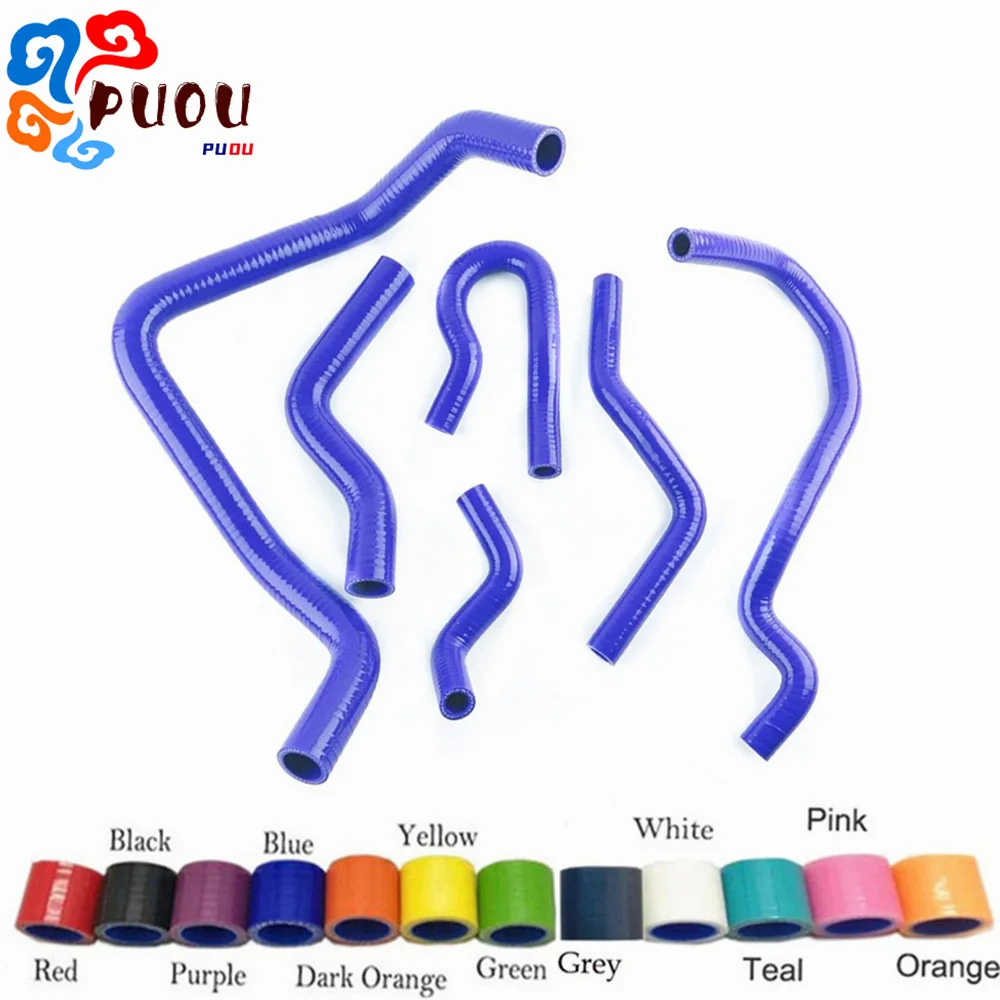 

For 1992-2000 Honda Civic SOHC D15 D16 EG EK 1.6L Silicone Tube Radiator Heater Hoses Kit