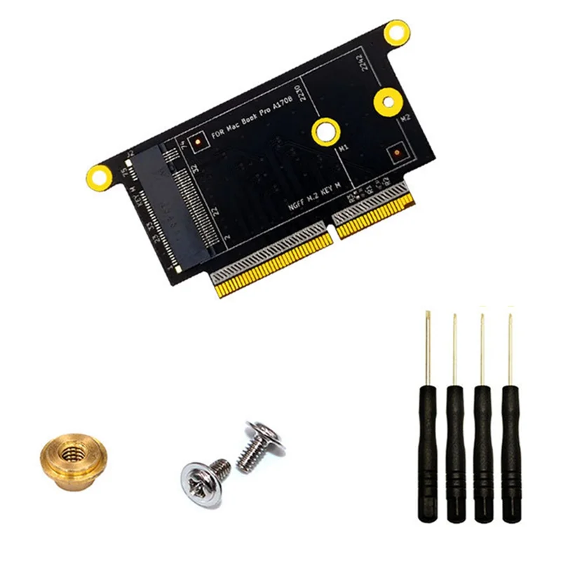 

A1708 SSD Adapter Nvme PCI Express PCIE To NGFF M2 SSD Adapter Card M.2 SSD For Pro Retina 13In A1708 2016