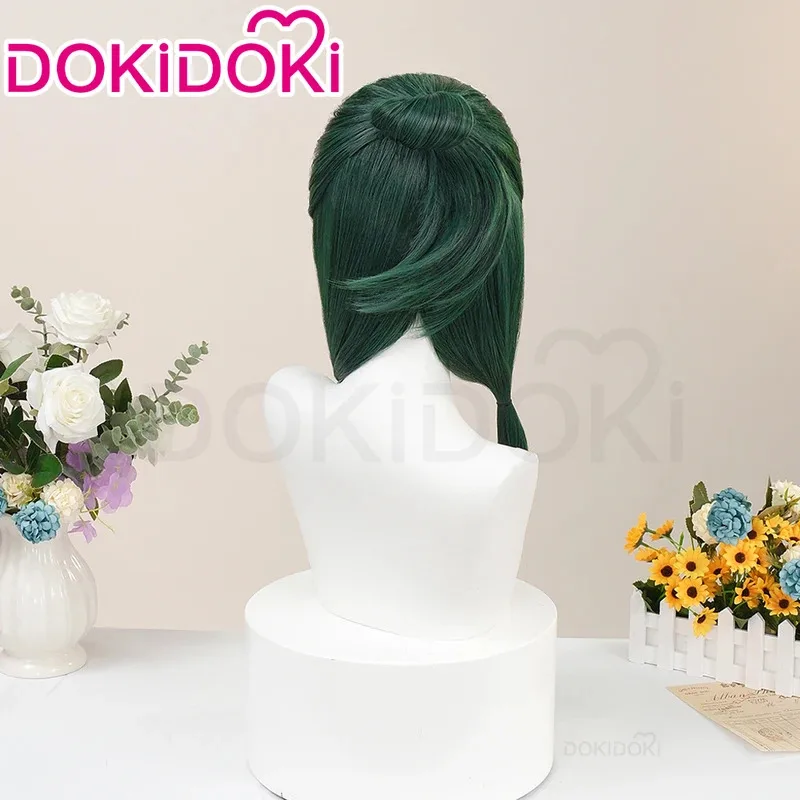 A2025 جديد في المخزون ماوماو أنيمي يوميات الصيدلي DokiDoki المرأة لطيف أسود أخضر طويل الشعر ماو شعر مستعار الذيل ★   هاكسيبا.