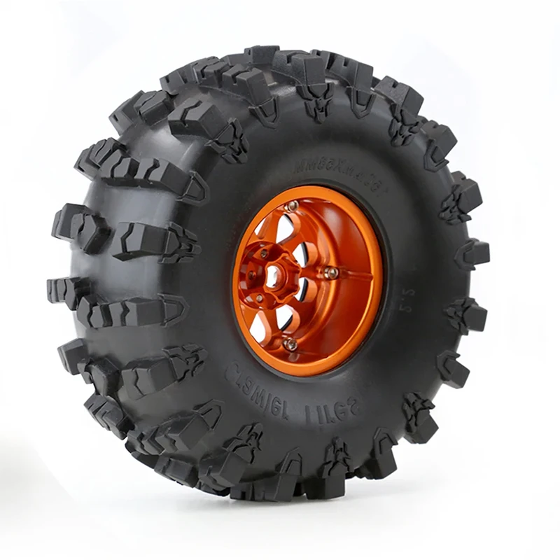 RC 4 pezzi 148*58MM 2.2 pollici pneumatici pneumatici da arrampicata in gomma di grandi dimensioni per 1:10 RC Car Axial SCX10 90046 AXI03007 D90 Traxxas TRX-4