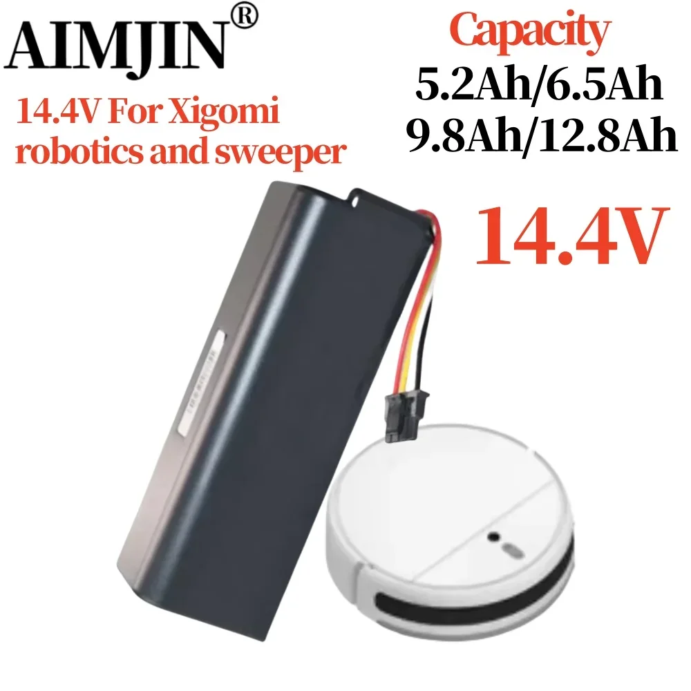 

4S2P 5200mAh14.4V Xiaomi Robotic Vacuum Cleaner Replacement Battery For Xiaomi Roborock S55 S60 S65 S50 S51 S5 MAX S6 Part