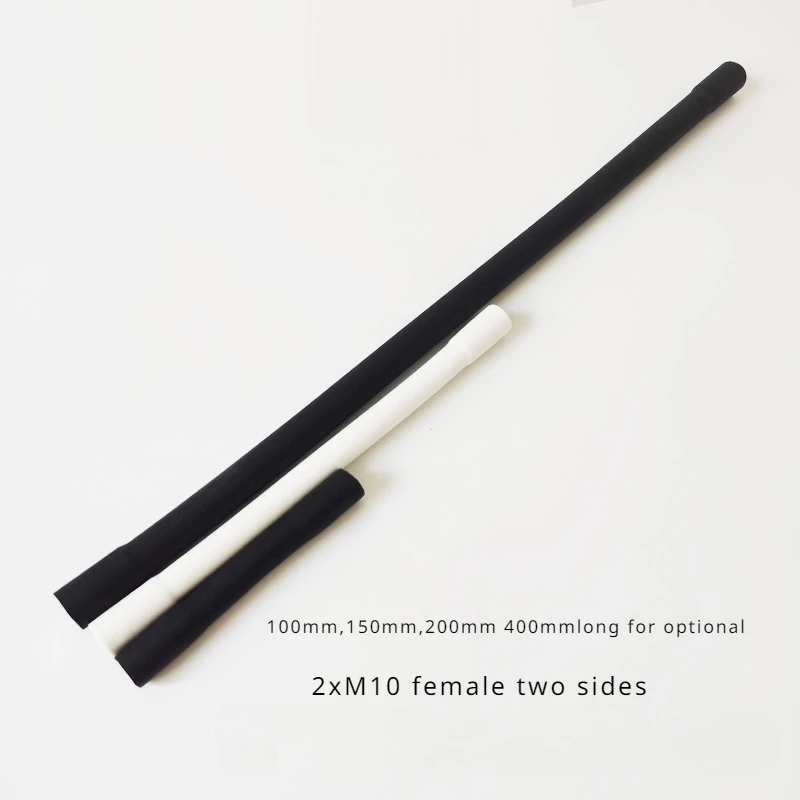 

2PCS Black/white Led Gooseneck Flexible Metal Tubes with 2xM10 Inner Teeth Wrapped in Silicone Metal Shaped Hoses DIY Accessory