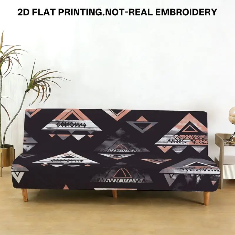 

Чехол на диван-кровать с геометрическим узором, подходит для гостиной, спальни, дивана-кровати, красивое украшение для дома
