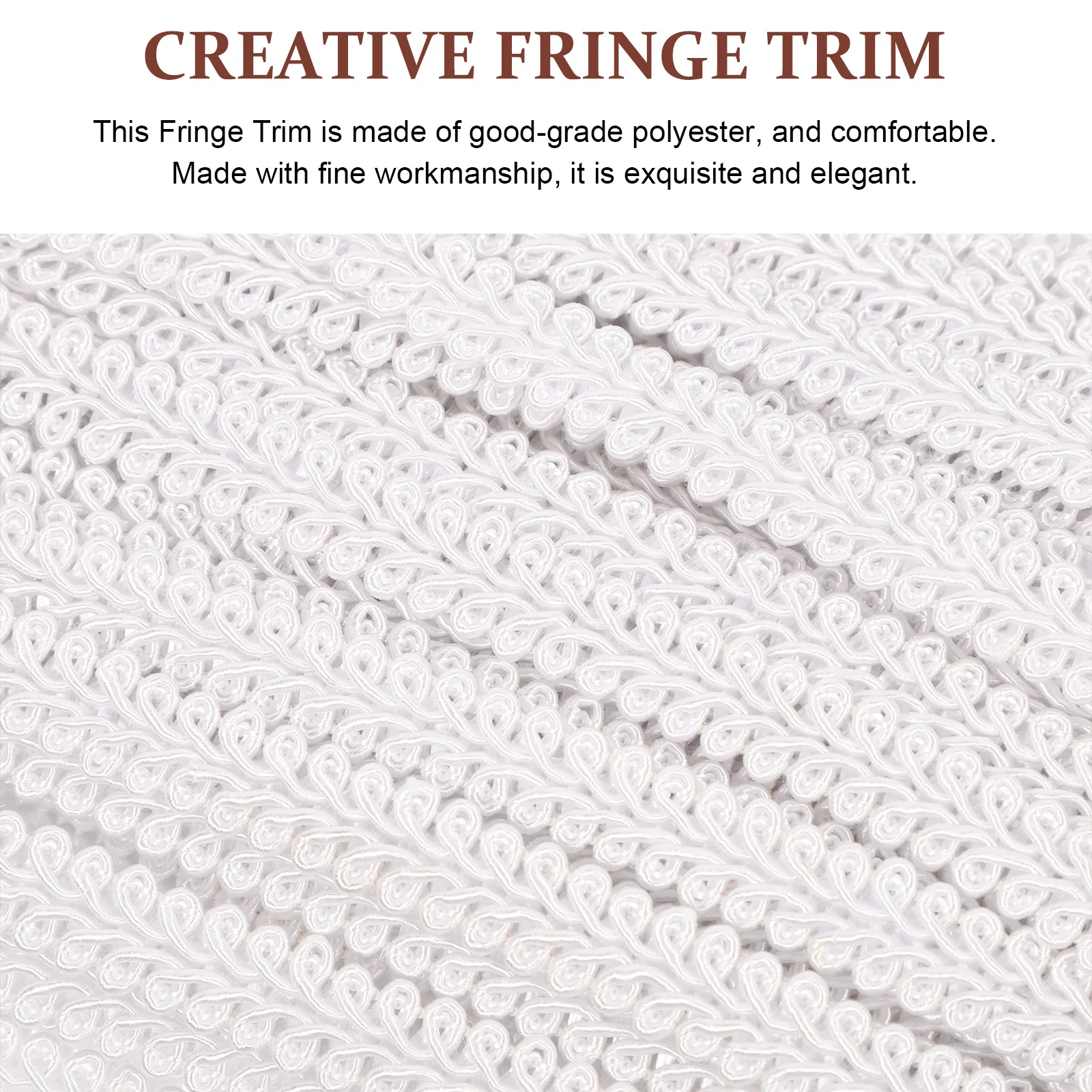 

Wavy Lace Decoration Accessories Curtains Fringe Trim Crafts Diy for Home Polyester Floral Sewing Ribbon Garment